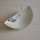 40 cm half-moon brass wall light