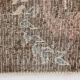 Tapis vintage en laine beige et marron