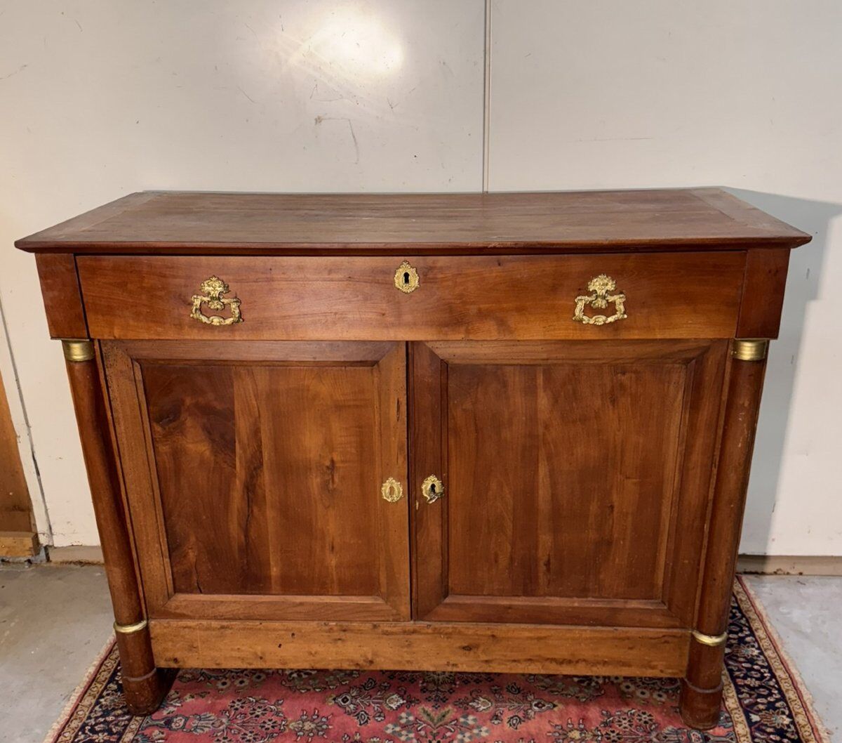 Empire-style walnut buffet