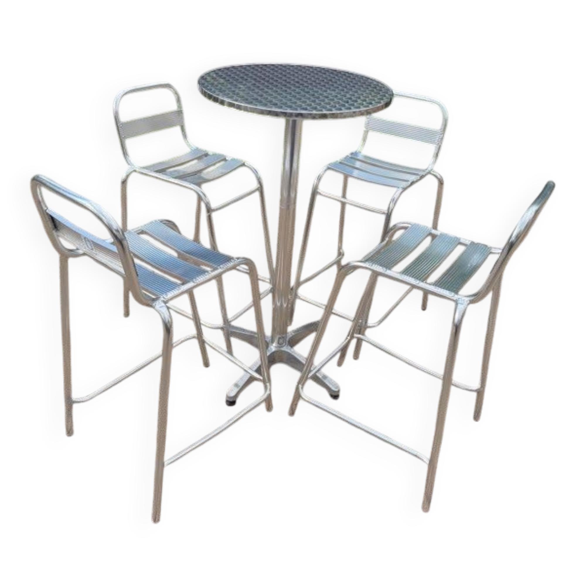 Table et 4 chaises rétro