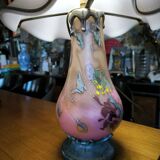 Large mushroom lamp in glass paste by Pascal GUYOT