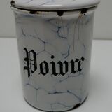 Pepper enamelled pot