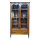 Louis XVI display cabinet in mahogany and marble