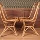 Pair of rattan chairs
