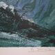 Nancy DELOUIS: Sweetness, Young woman asleep, Original signed lithograph
