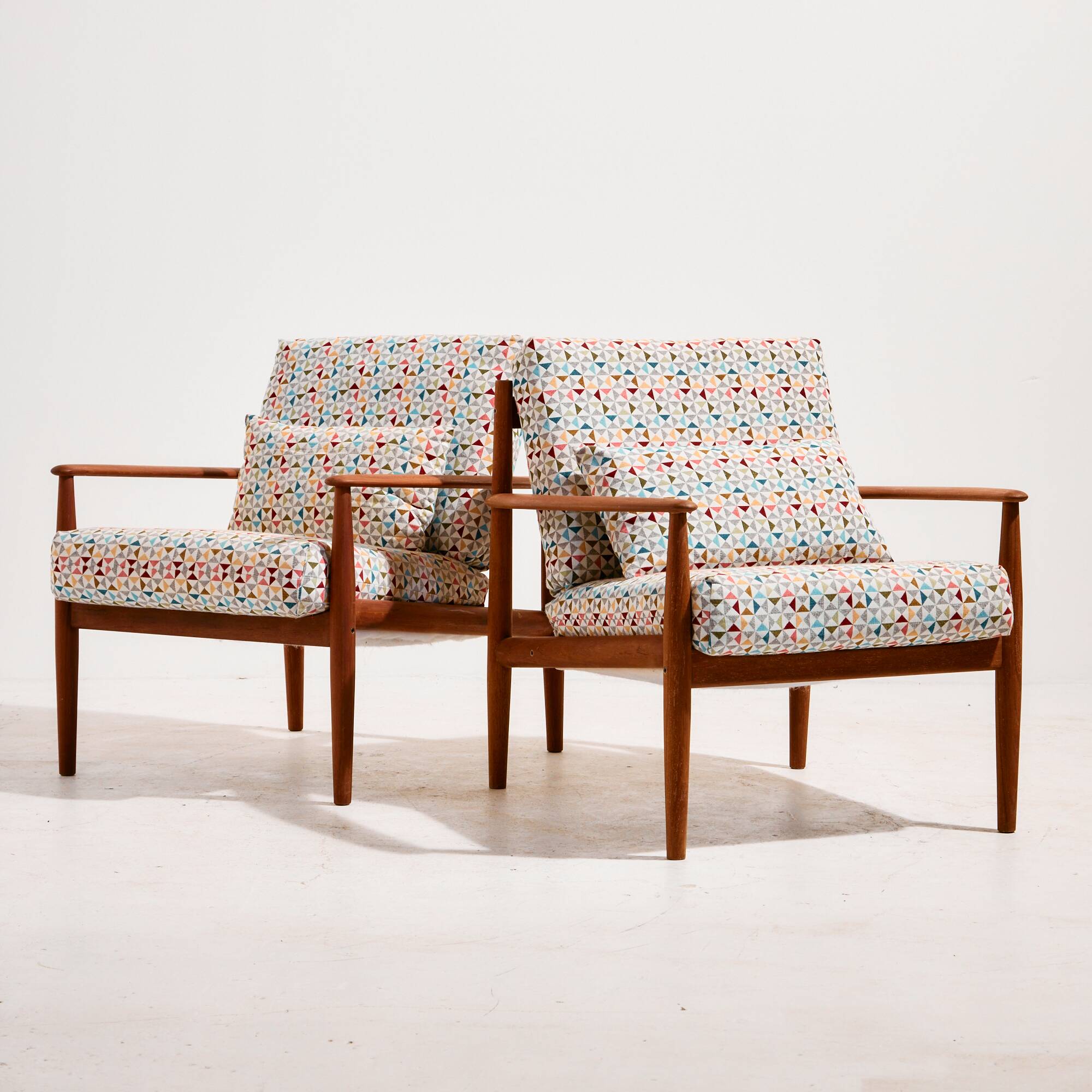 Fauteuil FD118 en teck par Grete Jalk pour France & Søn