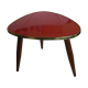 Plant holder tripod in red formica