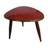 Plant holder tripod in red formica