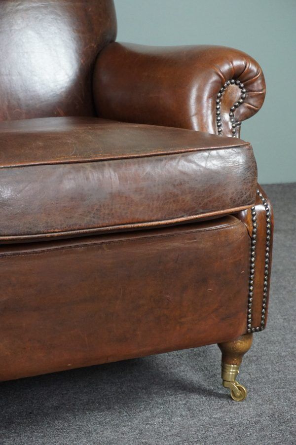Sheepskin armchair