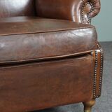 Sheepskin armchair