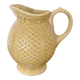 Mustard yellow ceralic pitcher