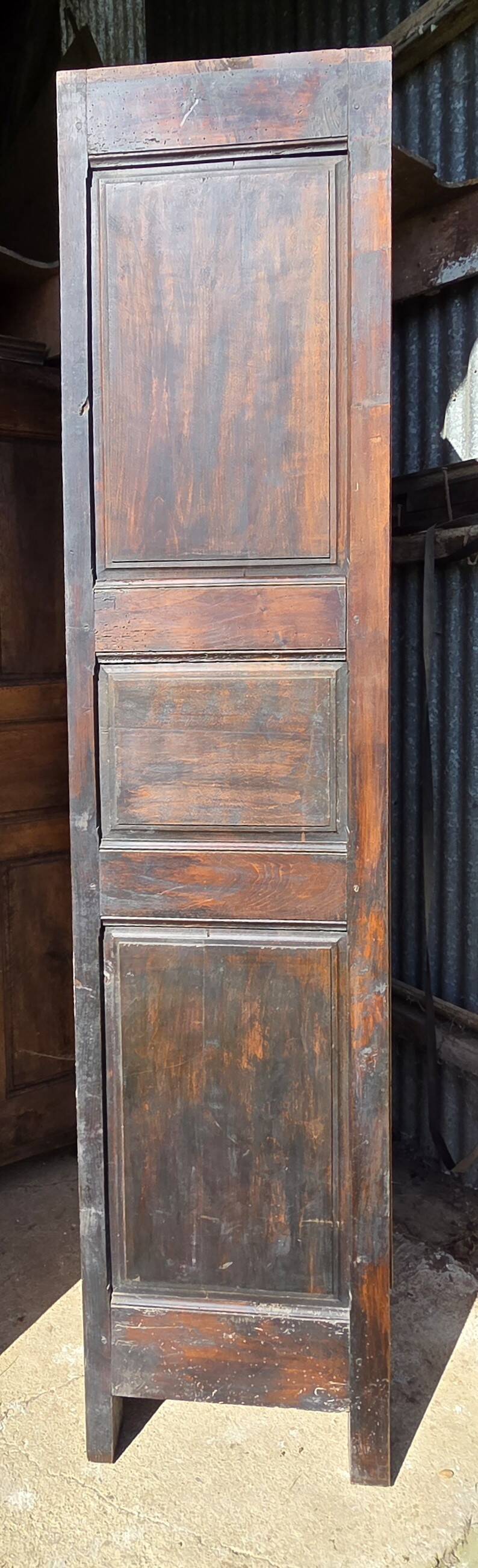 Oak Bonnetière, Moulded, Carved, Louis XIV