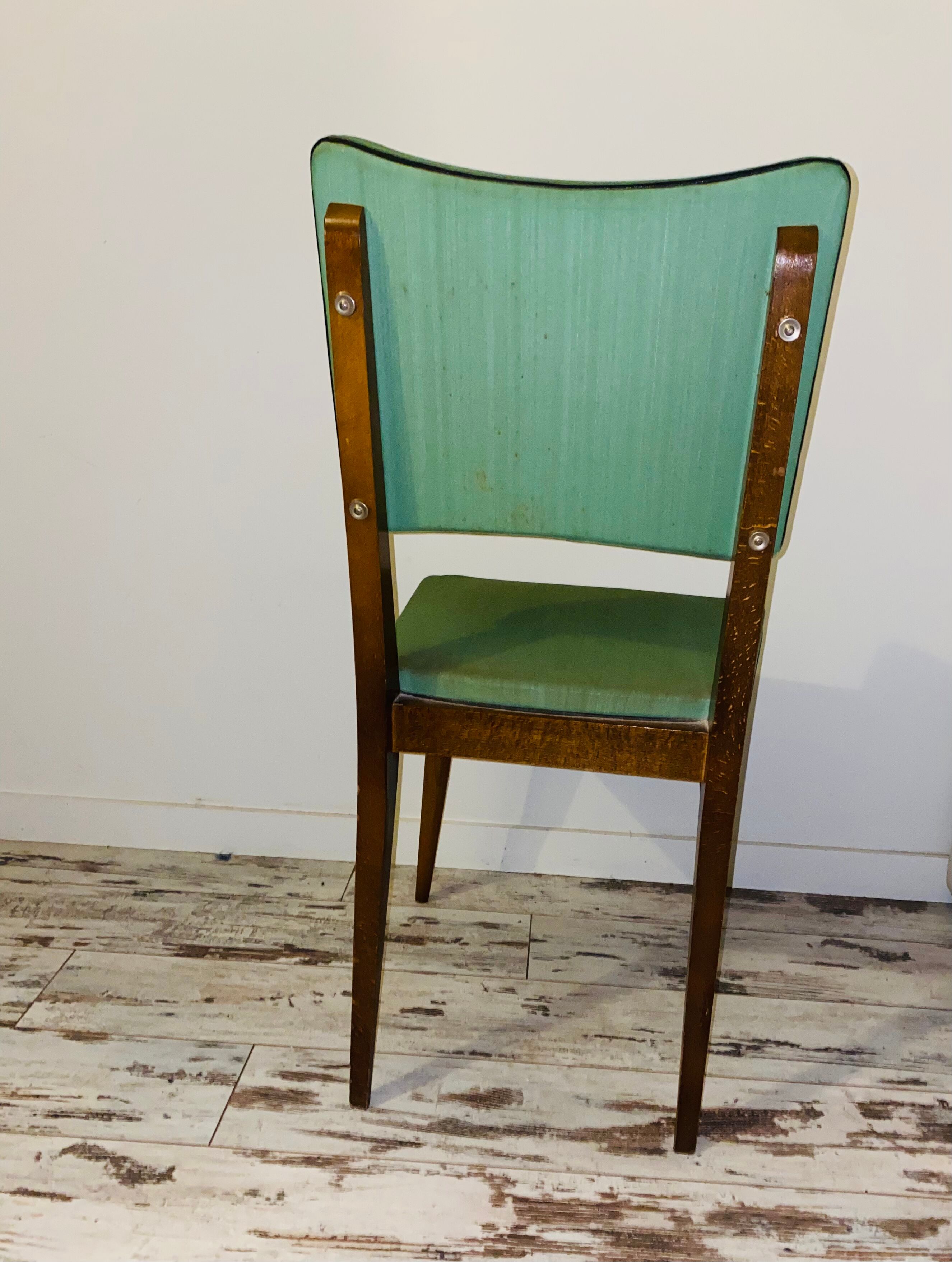 Suite of 5 vintage chair 50s