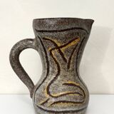 Accolay vase, vintage mid-century, coloured, feminine pattern, 1950s.