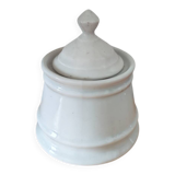 White porcelain sugar bowl