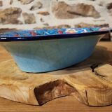 Longwy enameled fruit bowl
