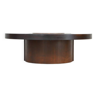 Table basse circulaire mid-century, pays-bas