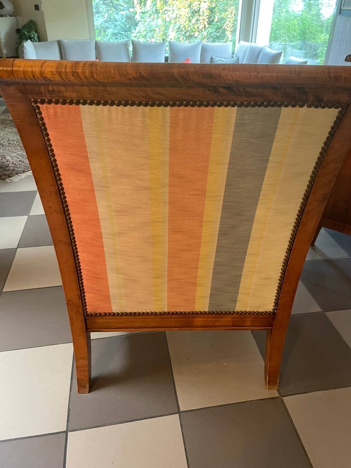 Empire sofa and 2 armchairs, return from Egypt