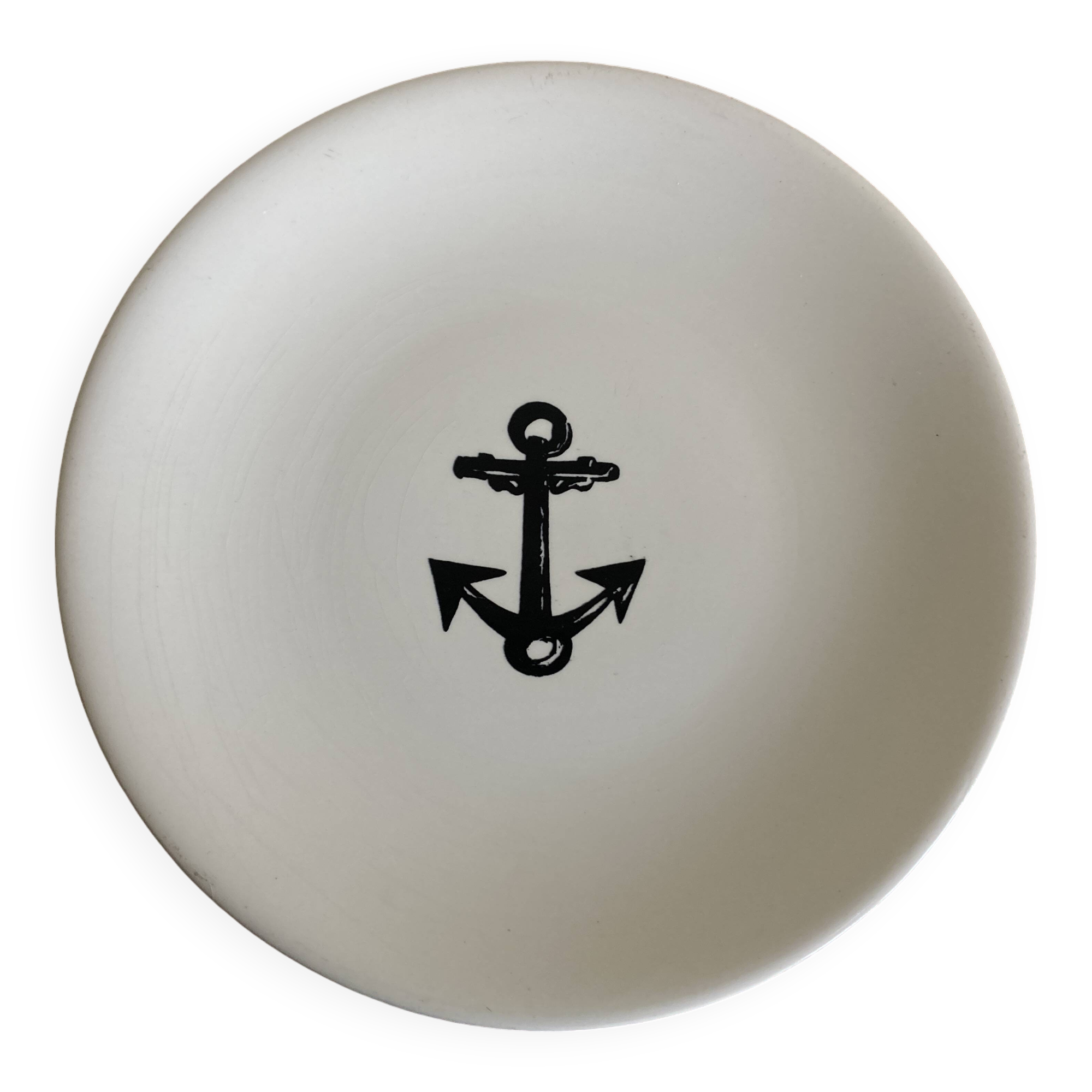 Gien centerpiece for Primavera Le Printemps 1960 Riviera marine anchor