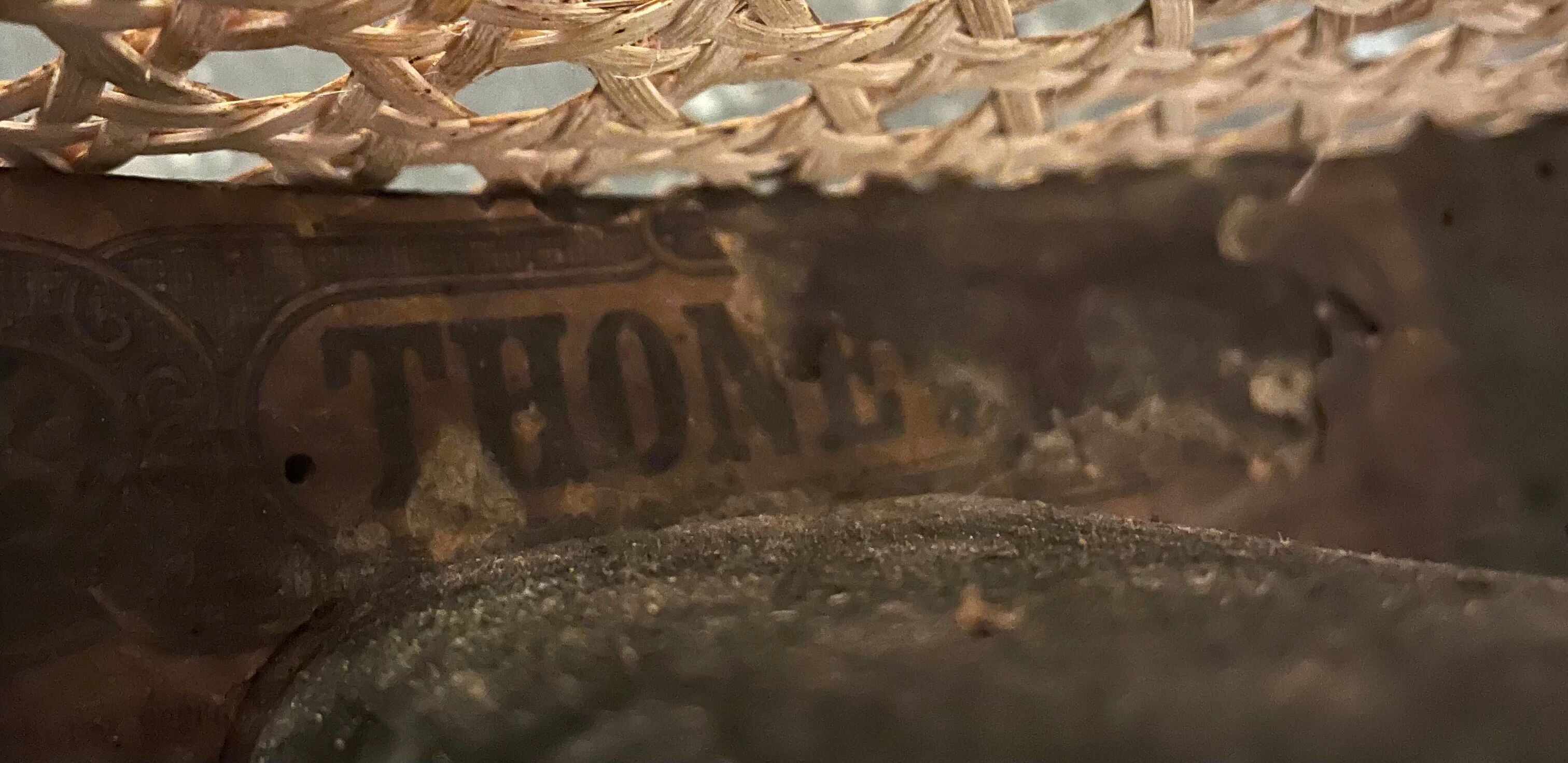 Thonet screw piano stool