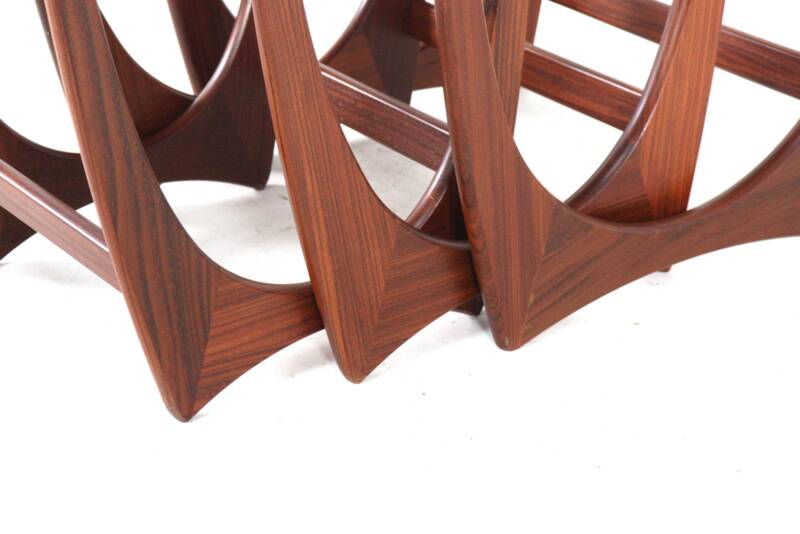 G-Plan Fresco nesting tables 'Dogmersfield' - mid century modern teak