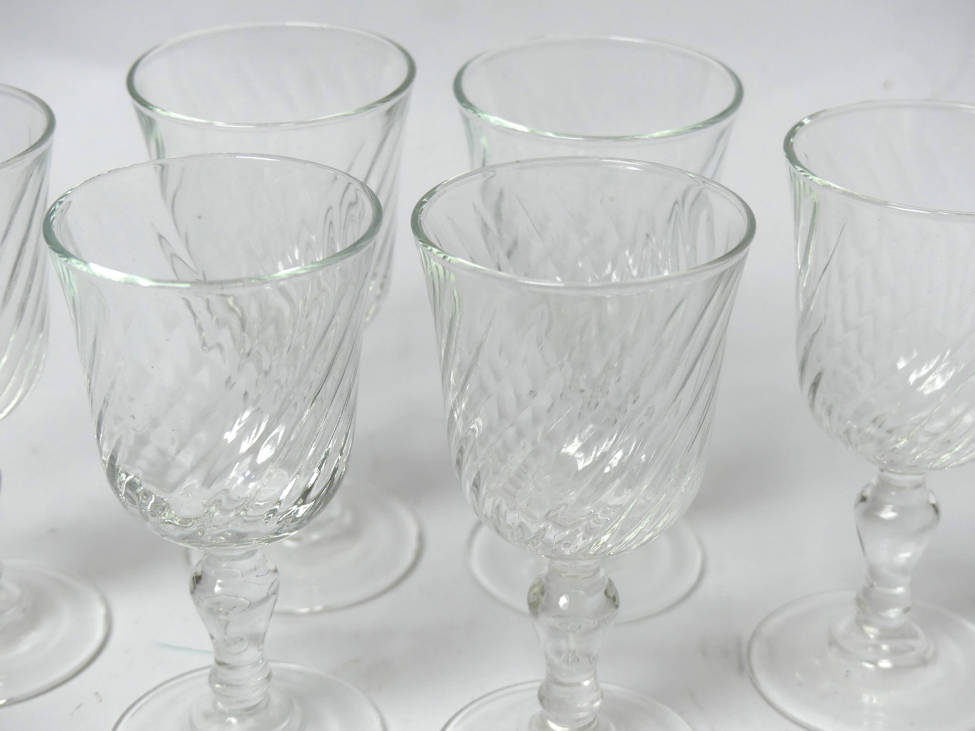 Luminarc liqueur glasses