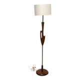 Scandinavian teak floor lamp