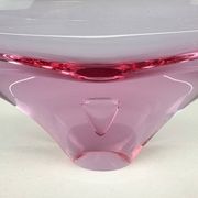 1960s Art Glass Bowl by Glass Designer Miloslav Klinger, Czechoslovakia