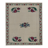 Vintage Turkish Oushak Handwoven Rug 167x198 cm