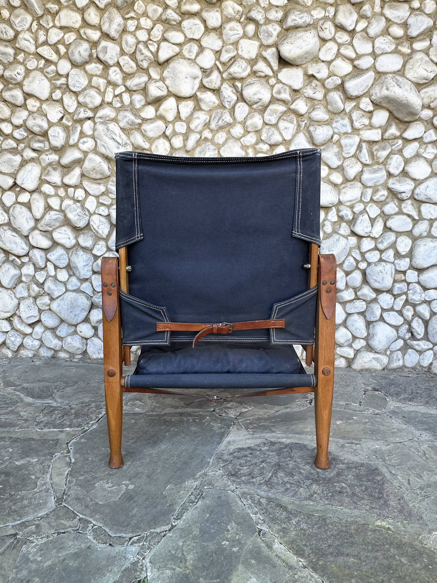 Safari Chair KK47000 Kaare Klint for Rud. Rasmussen, Denmark, 1960