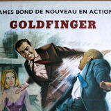 Original movie poster "Goldfinger", James Bond 007