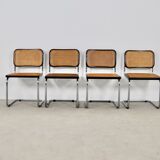 Set of 4 dinning chairs B32 by Marcel Breuer