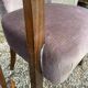 4 vintage velvet armchairs