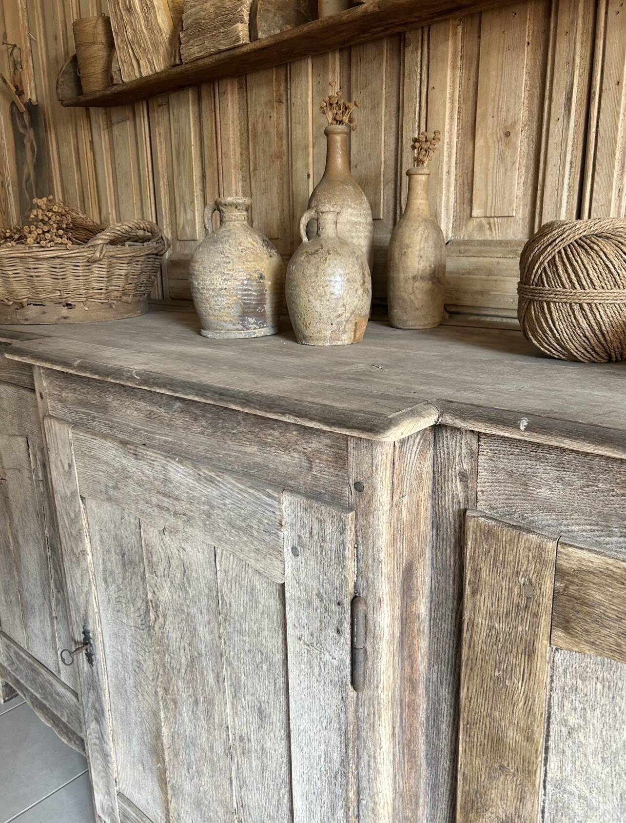 Antique primitive sideboard, side table