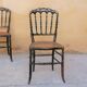 Napoleon III wooden and canning chair, 1920s