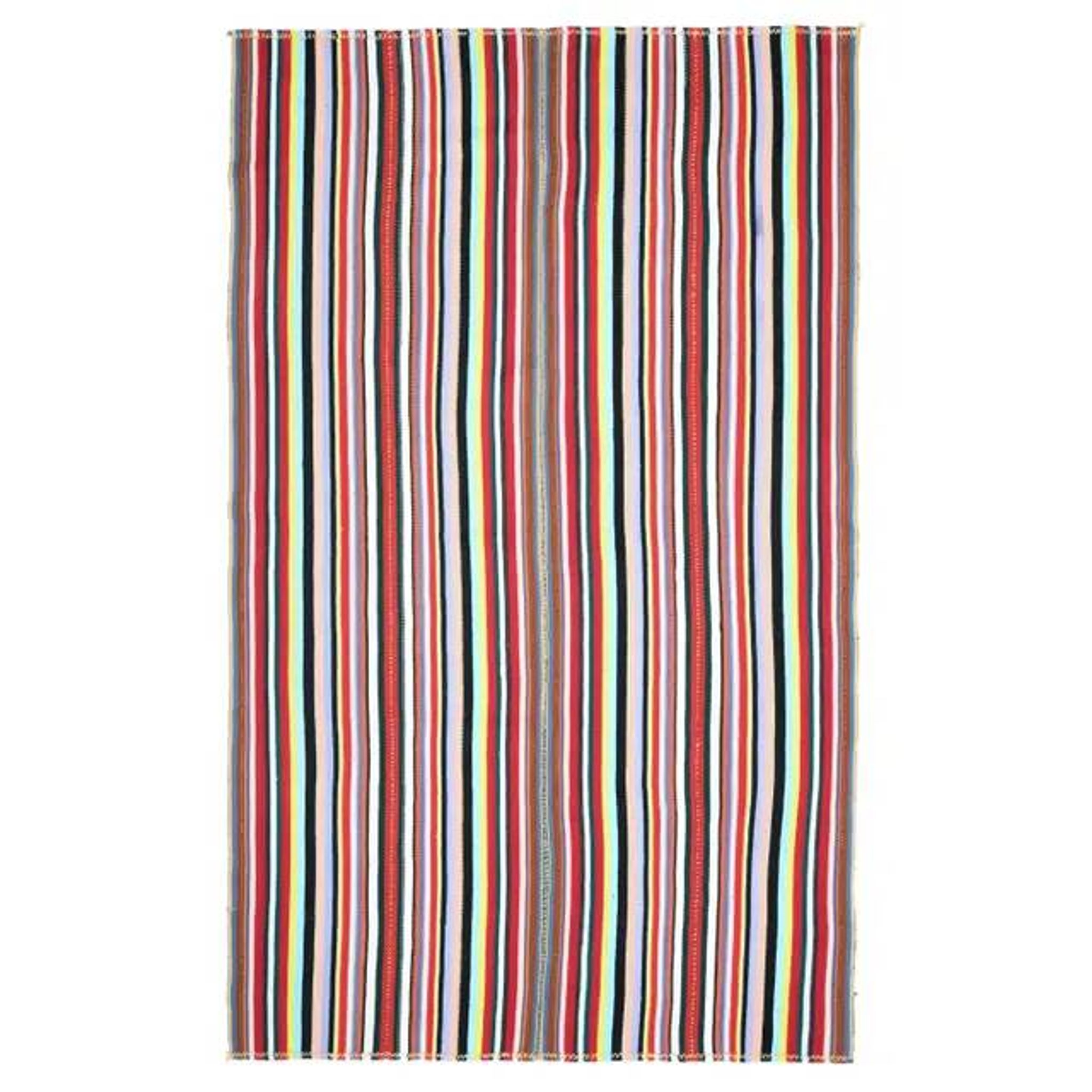 1970s Vintage Turkish Oushak Handmade Wool Cotton Red Area Rug 174x287