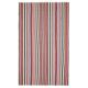 Tapis turc Oushak fait main en laine et coton rouge 174x287 des années 1970