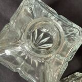 Vintage square whisky decanter square cap