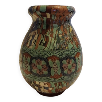 Vallauris vase signed Gerbino