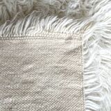 2 vintage flokati carpets