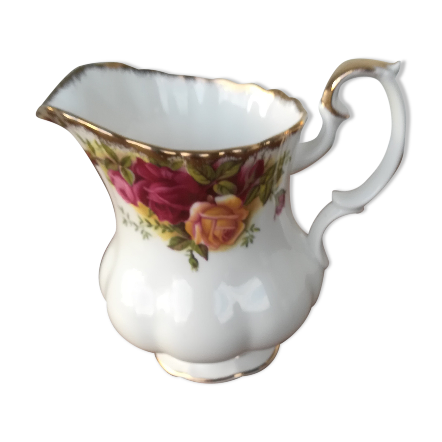 English porcelain milk pot