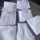 7 serviettes en coton damassé blanches, Christian Lacroix, vintage