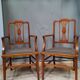 Pair of English armchairs