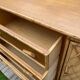 Vintage rattan and oak sideboard 1960-70