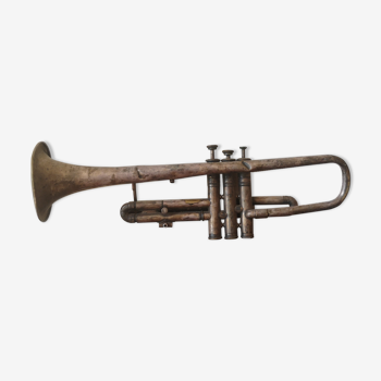 Ancient trumpet Antoine Courtois Paris