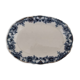 Christchurch New Zealand porcelain bowl with midnight blue decor and gold edging
