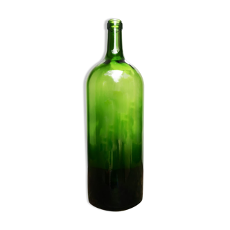 Green glass bottle