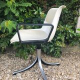 Pair of office chairs Modus Osvaldo Borsani edited by Tecno