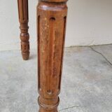 Old rustic farm table 2 drawers 1900s - 1m62