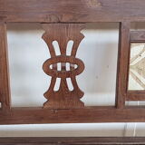 Old "art-deco" teak bench